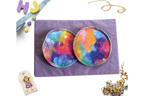 Buy  Breast Pads Pastel Rainbow Galaxy now using this page